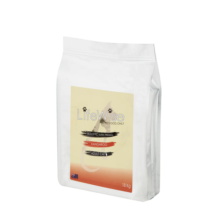 LifeWise - Adult Cat Dry Food - Kangaroo with lamb and vegetables - 18kg