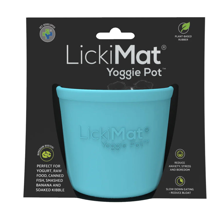 LickiMat - Yoggie Pot - Orange- Pink-Purple- Red- Turquoise