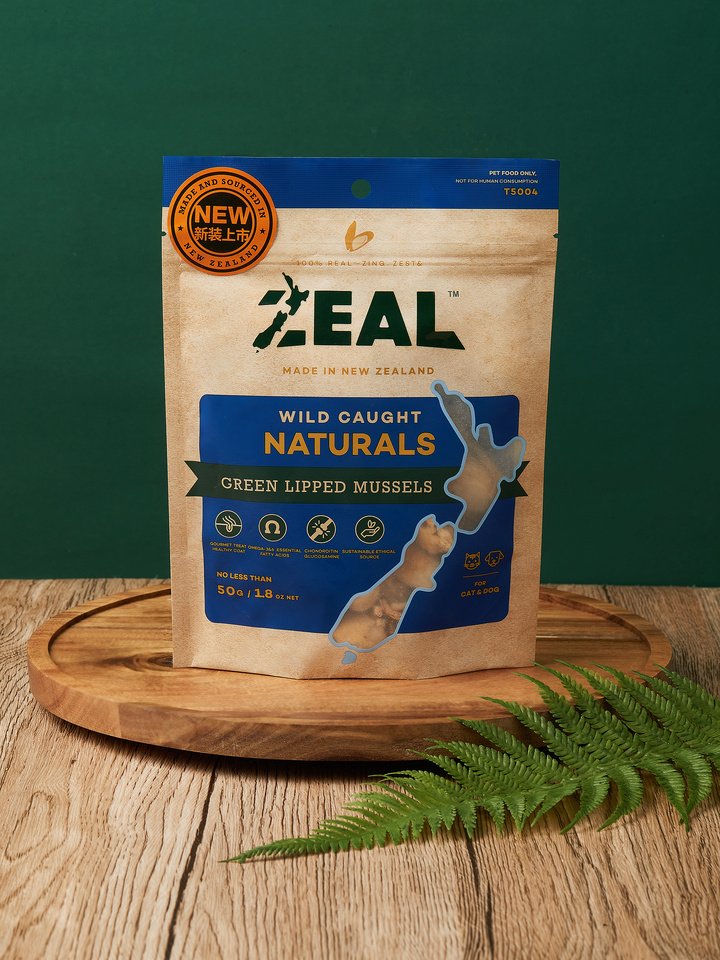 Zeal - Wild Caught Naturals - Green Lipped Mussels - 50g