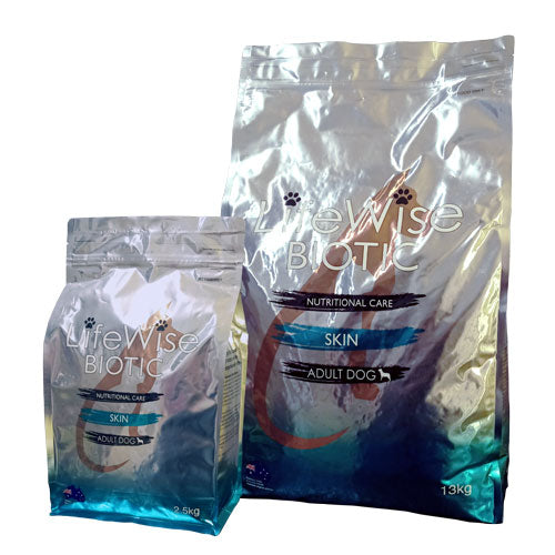 LifeWise BIOTIC - Adult Dog Dry Food - Skin - 13kg-2.5kg