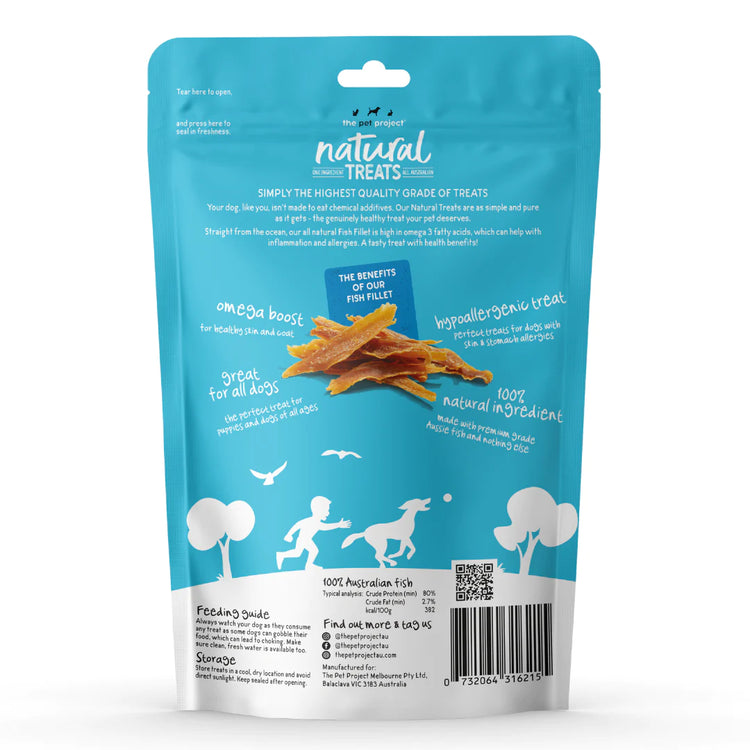 The Pet Project - Natural Treats - Fish Fillet - 100g