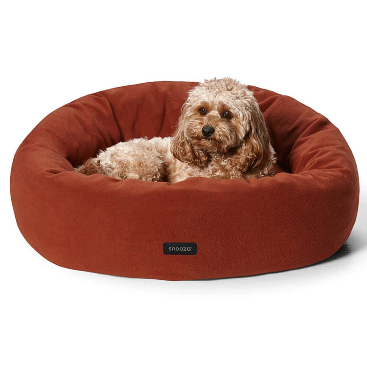 Snooza - Self-Warming Polar Fleece Cuddler - Rust - Extra Large - Large - Medium - Small