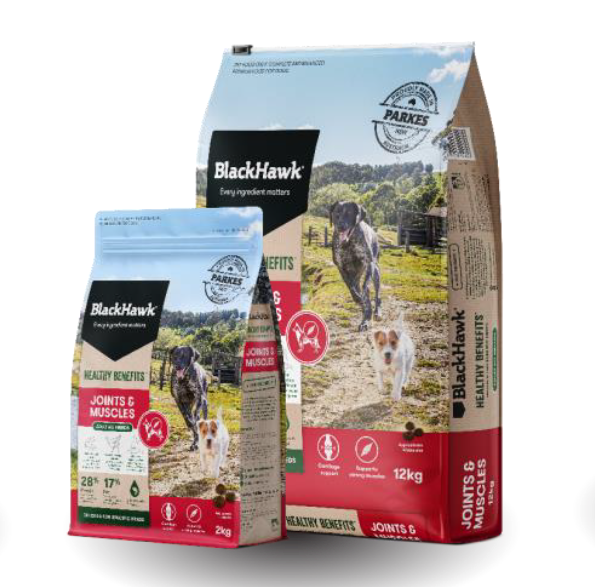 Black Hawk - Adult Dog - Healthy Benefits - Joints & Muscles - 12kg-2kg