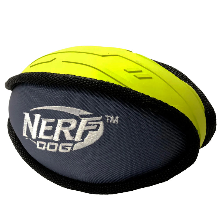 NERF DOG - Rubber/Nylon Plush Football