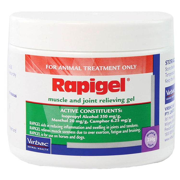 Virbac - Rapigel Jar/tube for Horses and Dogs - 250gm-200gm