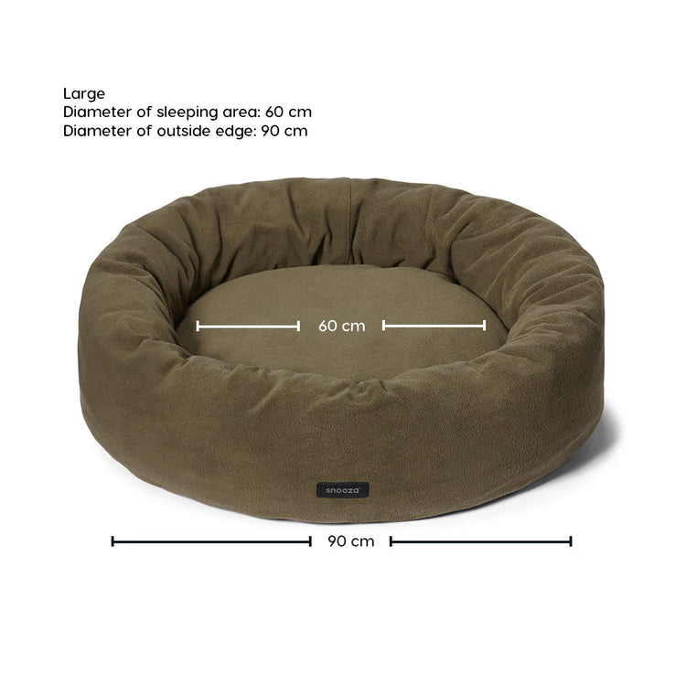 Snooza - Self-Warming Polar Fleece Cuddler - Olive - Extra Large - Medium