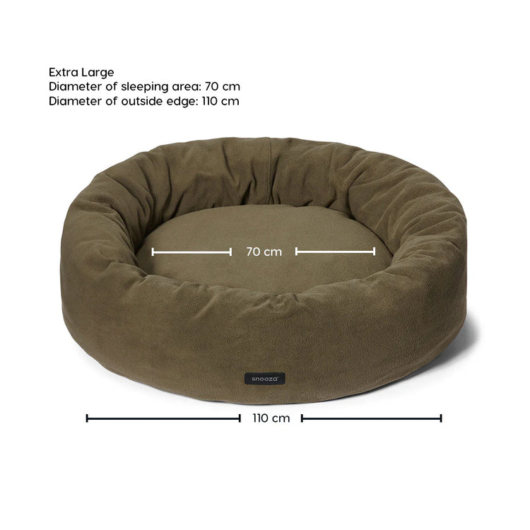 Snooza - Self-Warming Polar Fleece Cuddler - Olive - Extra Large - Medium