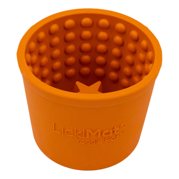 LickiMat - Yoggie Pot - Orange- Pink-Purple- Red- Turquoise