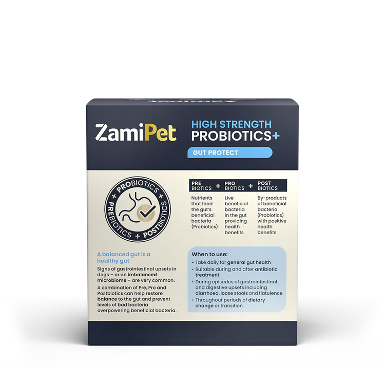 ZamiPet - High Strength Probiotics+ Gut Protect - 30 x 1.2g Oral Powder