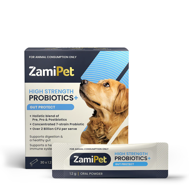 ZamiPet - High Strength Probiotics+ Gut Protect - 30 x 1.2g Oral Powder