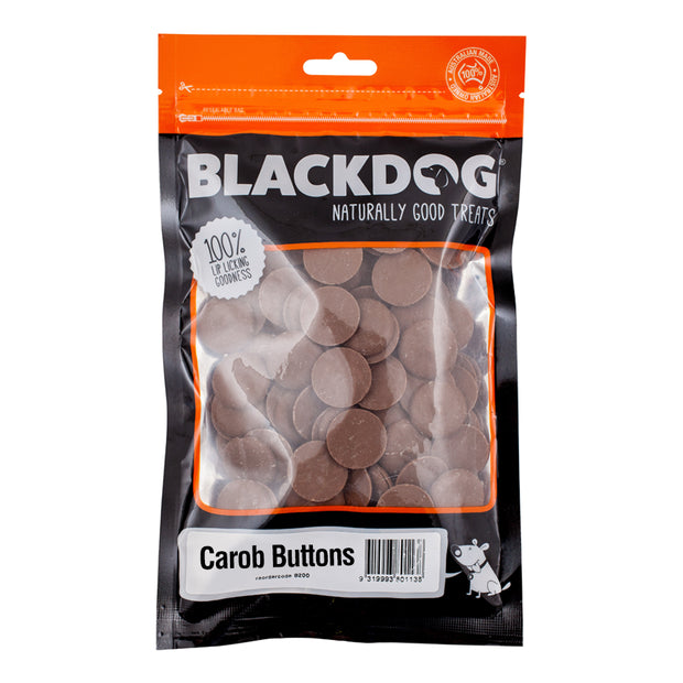 Black Dog - Carob Buttons - 1kg - 250g