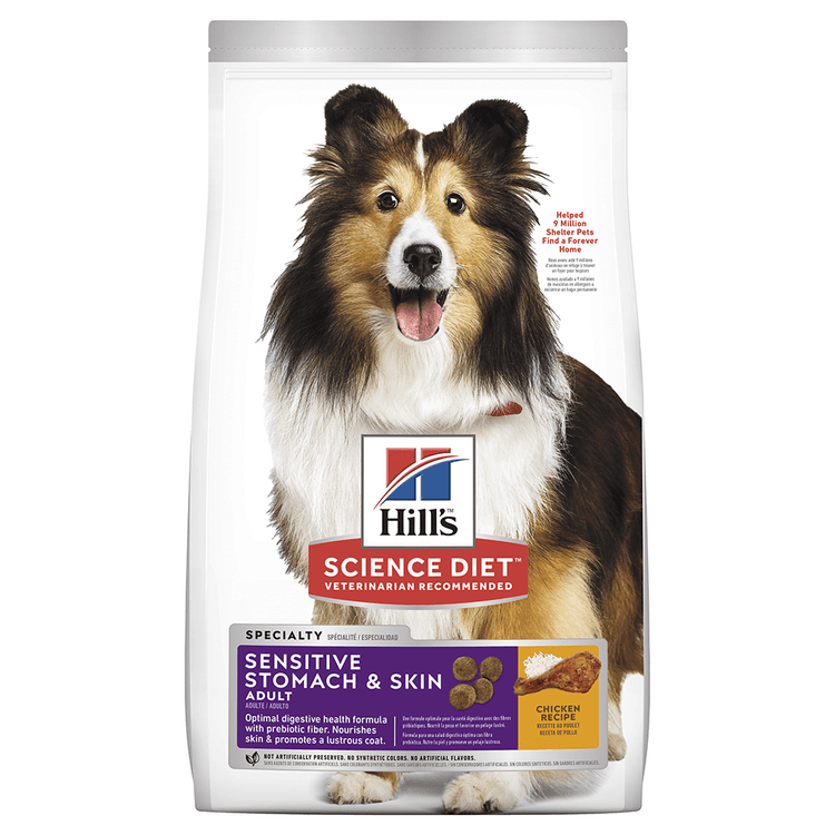 Hill's - Science Diet - Adult Dog Dry Food - Sensitive Stomach & Skin -1.8 kg