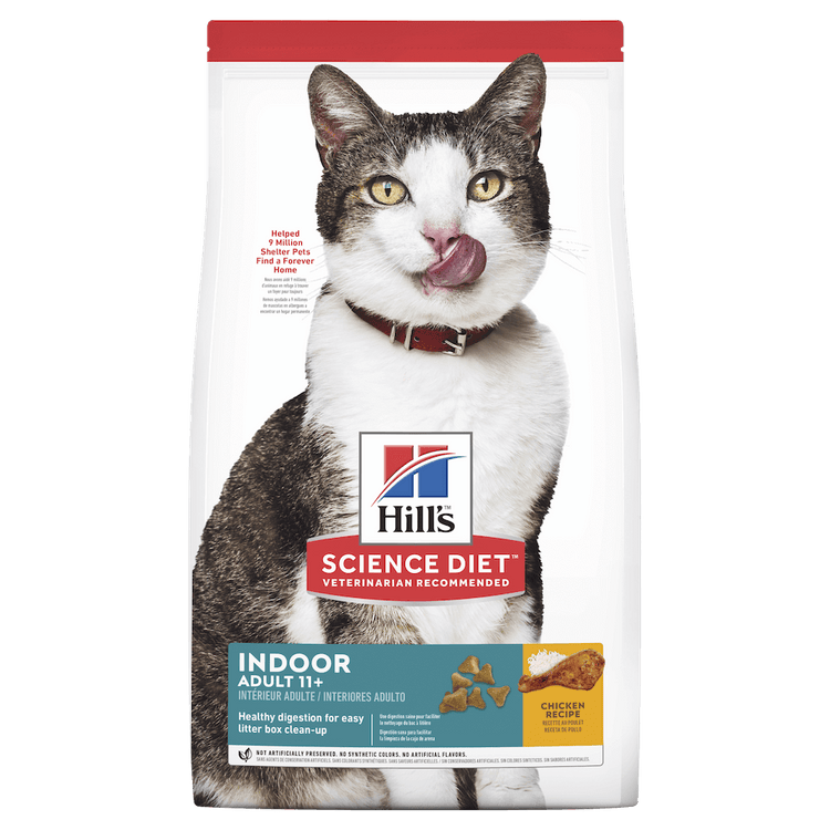 Hill’s - Science Diet - Adult Cat Dry Food (11+) - Indoor - 3.17kg