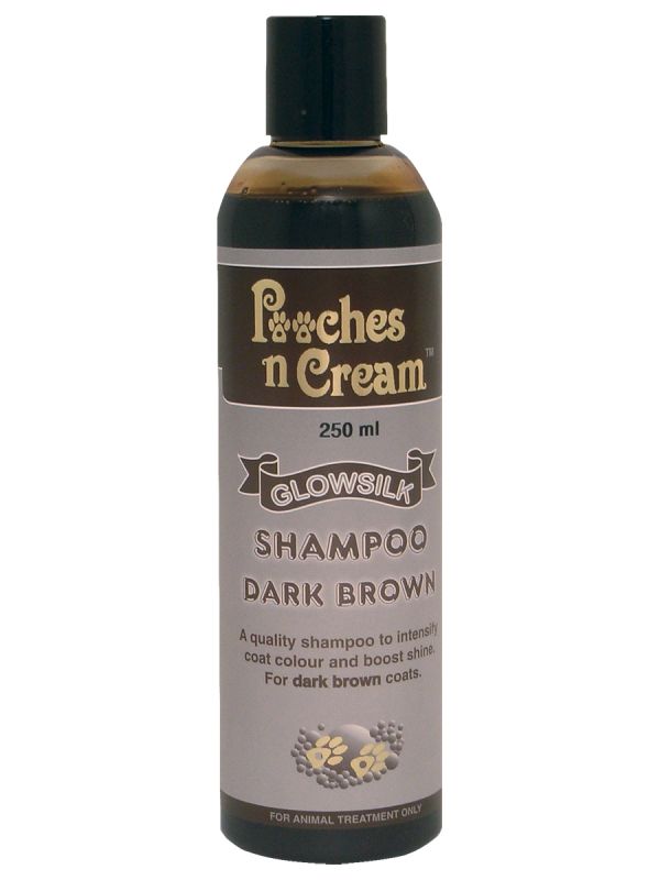 Pooches n Cream - Glowsilk - Shampoo Dark Brown - 250ml
