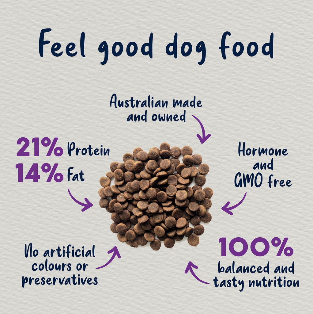 True Colours - Adult Dog - Australian Lamb + Brown Rice - 20kg-3kg