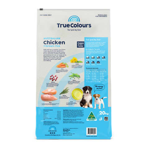 True Colours - Puppy - Australian Chicken + Brown Rice 