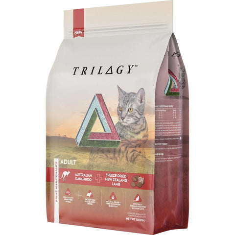 Trilogy - Adult Cat - GRAIN FREE Dry Food - Australian Kangaroo - 1.8kg