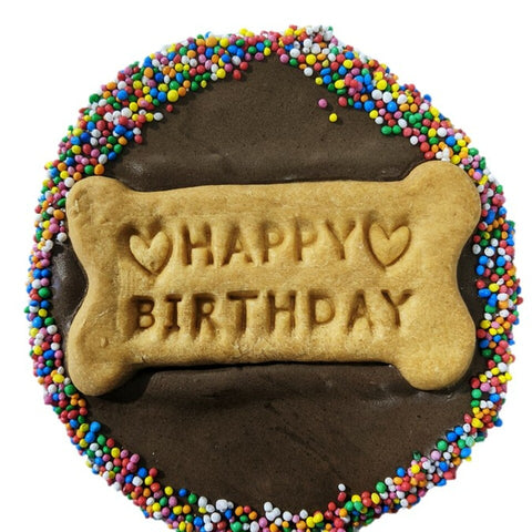 Huds And Toke - Birthday Cake Cookie - Carob Frosted 1 Piece