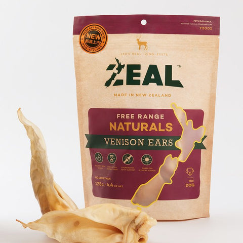 Zeal - Free Range Naturals - Venison Ears - 125g