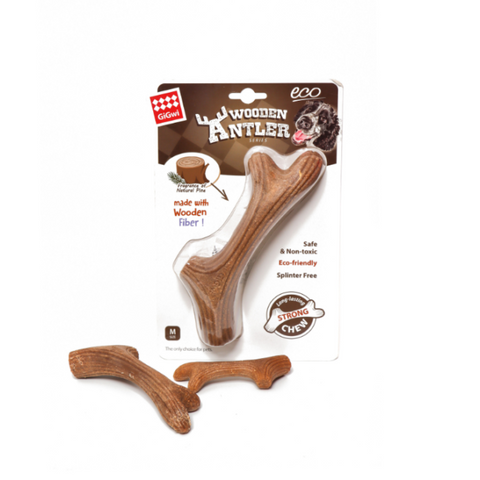 GiGwi - Wooden Antler - Large 25cm- Medium 20cm -Small 15cm-XSmall 10cm