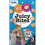 Inaba - Cat Juicy Bites - Crab and Scallop Flavour - Carton of 6 (6x33.9g)