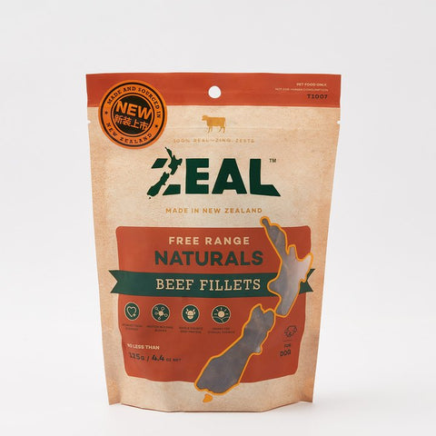 Zeal - Free Range Naturals - Beef Fillets - 125g
