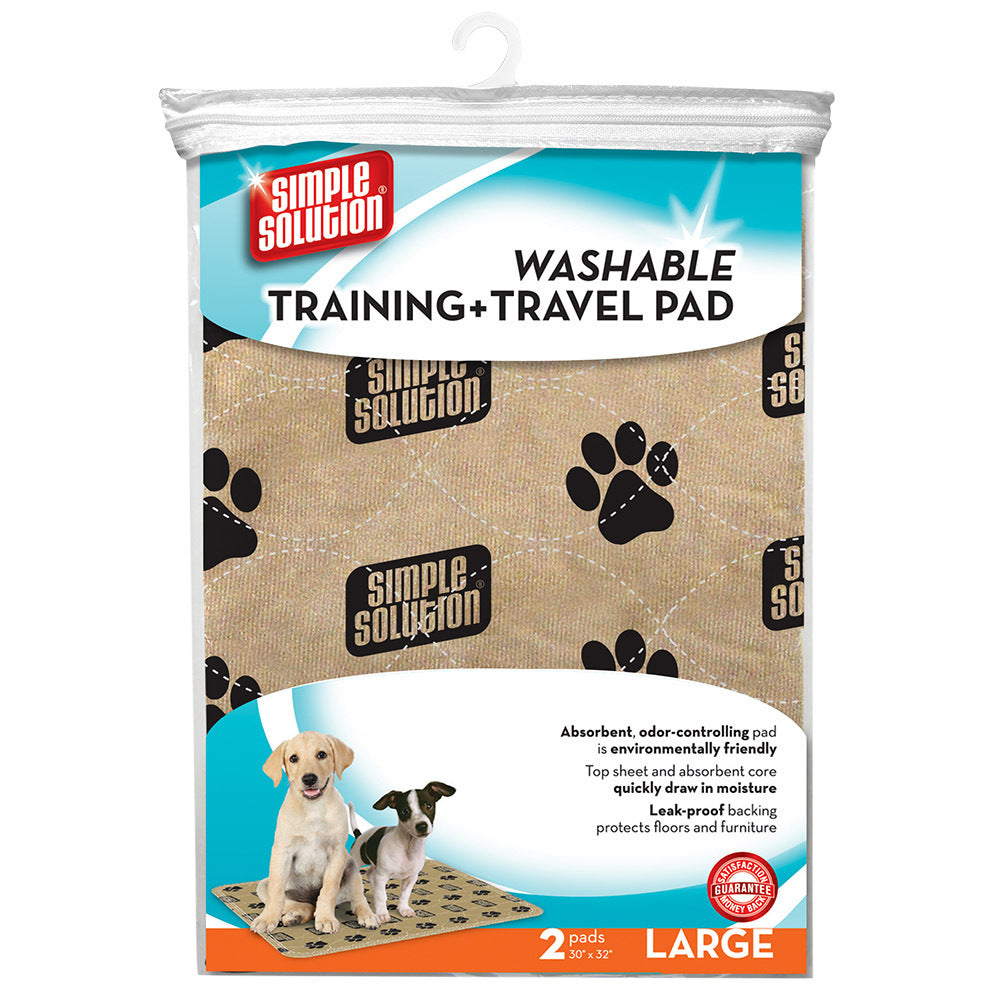 Washable Reusable Leak-Proof Training & Travel Wee Pad - 2 Pads