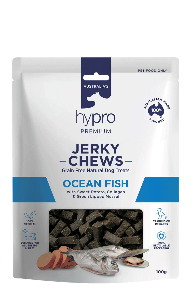 Hypro Premium - Jerky Chews - Ocean Fish - 100g