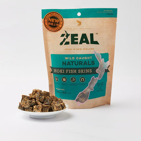 Zeal - Wild Caught Naturals - Hoki Fish Skins - 125g
