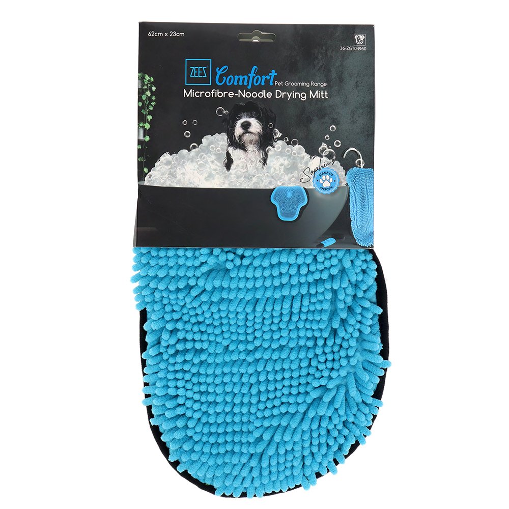 ZeeZ - Comfort - Microfibre-Noodle Drying Mitt