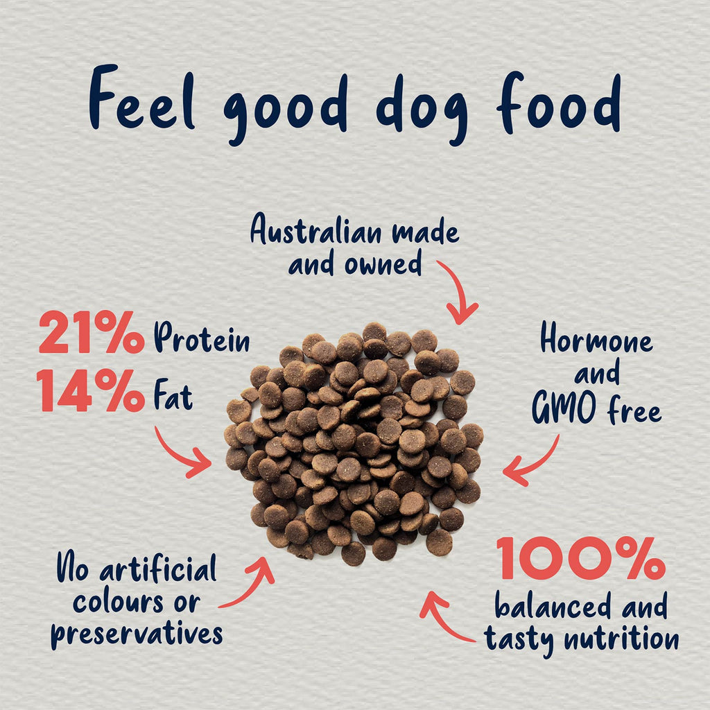 True Colours - Adult Dog - Australian Fish + Brown Rice - 20kg-3kg