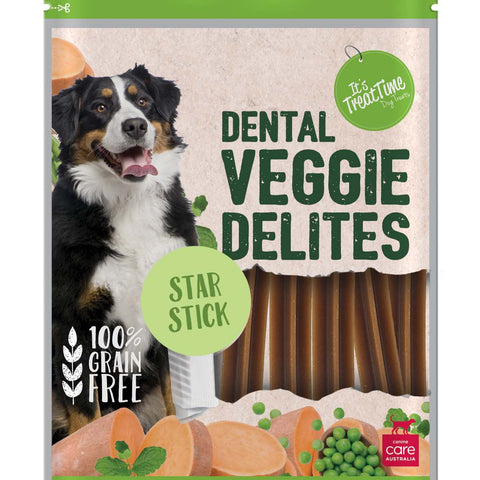 It's Treat Time - Dental Veggie Delights - Star Stick - 112g
