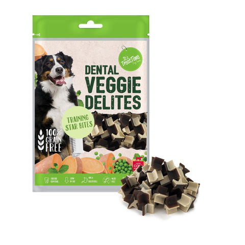 It's Treat Time - Dental Veggie Delights - Training Star Bites - 100g