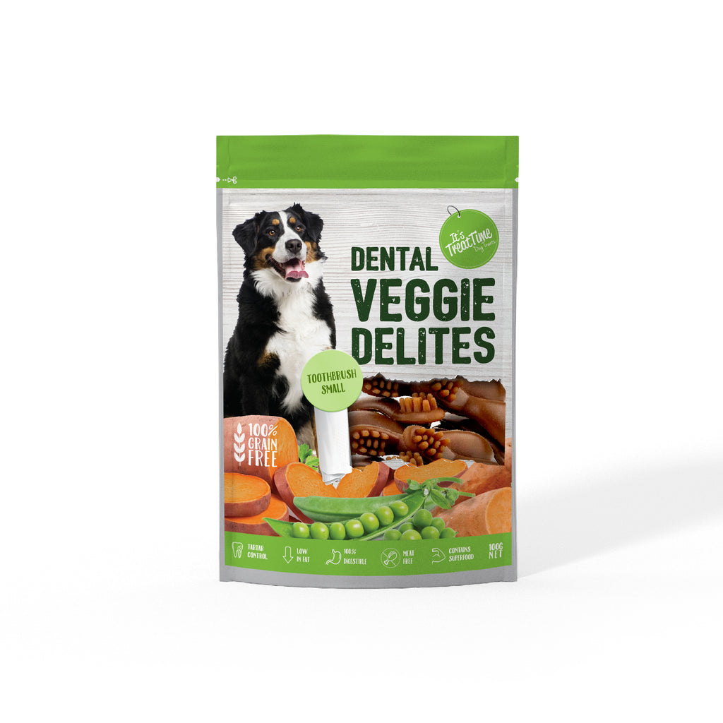 It's Treat Time - Dental Veggie Delights - Toothbrush Small - 100g