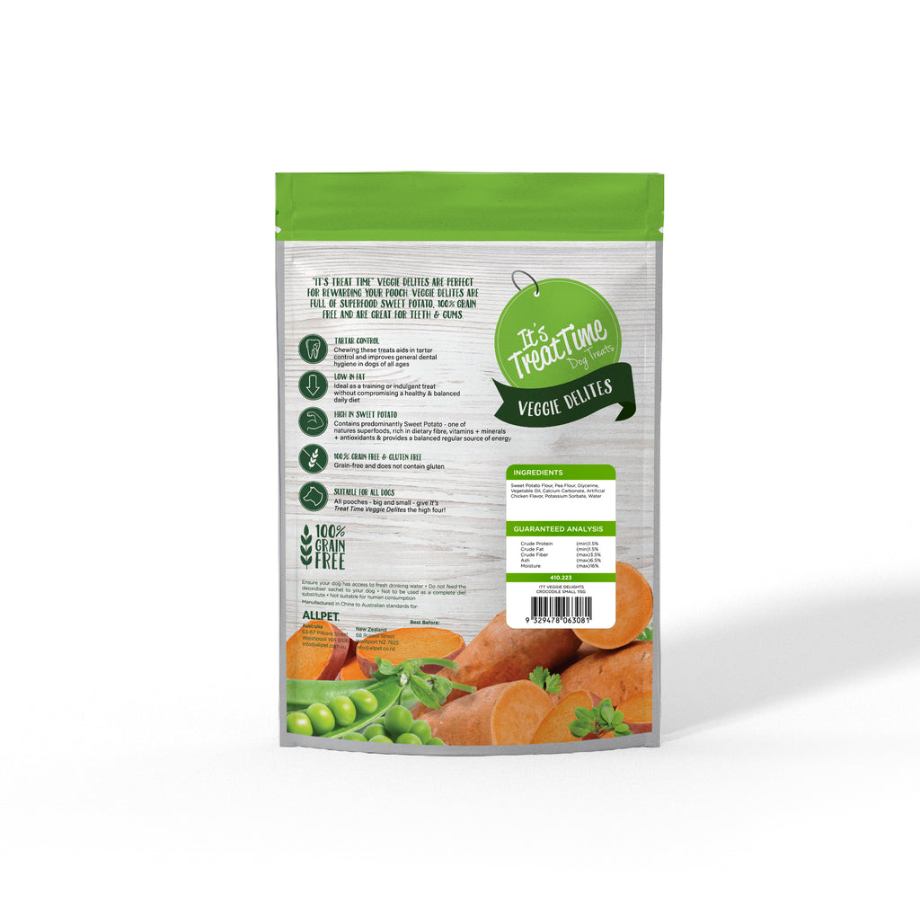 It’s Treat Time - Dental Veggie Delights - Crocodile Small - 115