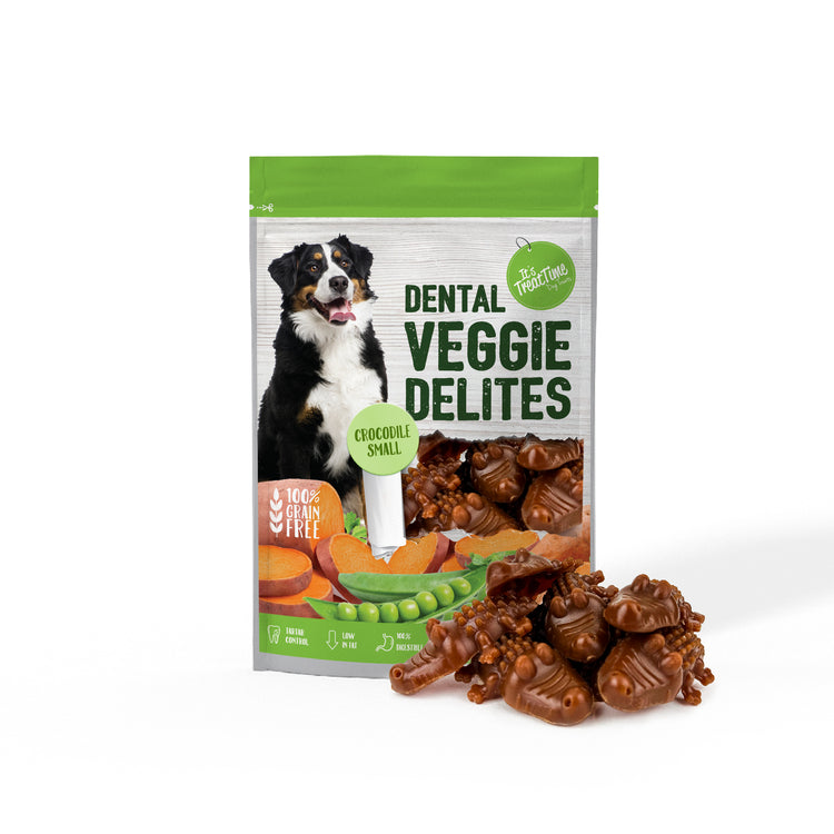 t's Treat Time - Dental Veggie Delights - Crocodile Small - 115