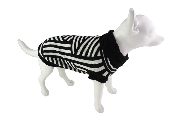 Dan & Sam - Dog Jumper with Leg Straps - Abstract - 50cm-45cm-40cm