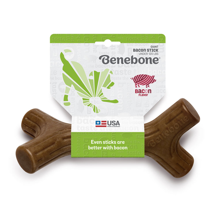 Benebone - Bacon Stick - Giant - Large- Medium - Small