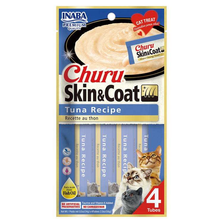 naba - Cat Churu - Skin and Coat - Tuna Recipe - Carton of 6 (6x56g)