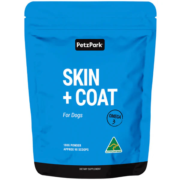 PetzPark - Skin + Coat - For Dogs - 180g - 90g Powder