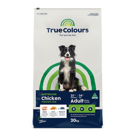 True Colours - Adult Dog - Australian Chicken + Brown Rice