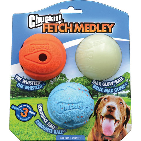 Chuckit! - Fetch Medley - Medium - 3 Pack