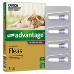 Advantage - Fleas - Cats over 4kg (6 x 0.8ml Tubes)