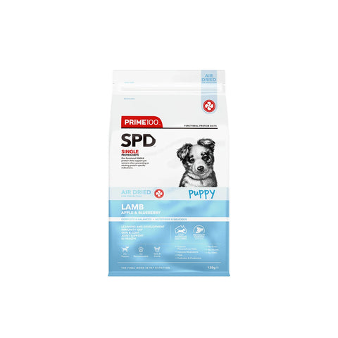 Prime100 - SPD Air Dried - Lamb, Apple & Blueberry - Puppy - 120g
