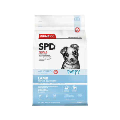 Prime100 - SPD Air Dried - Lamb, Apple & Blueberry - Puppy - 2.2kg