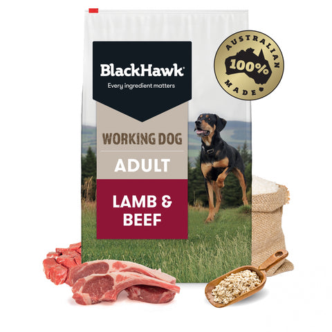 Black Hawk - Working Dog - Lamb & Beef - 20kg