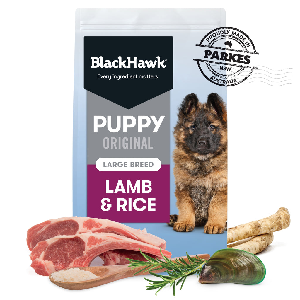 Black Hawk - Puppy - Large Breed - Lamb & Rice - 20kg-10kg