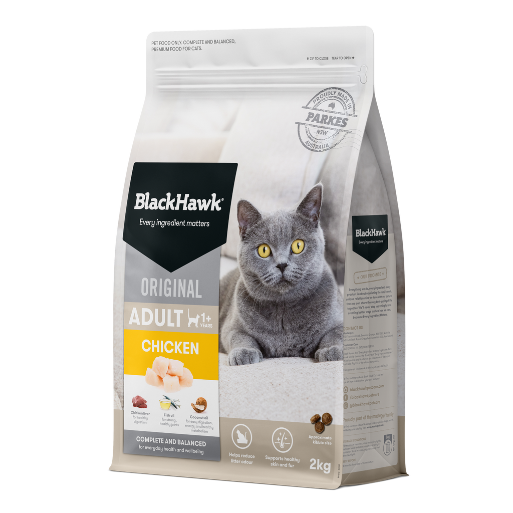 Black Hawk - Adult Cat - Chicken - 12kg-4kg-2kg