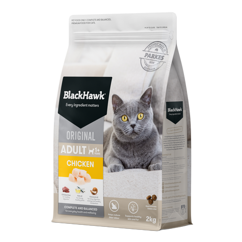 Black Hawk - Adult Cat - Chicken - 12kg-4kg-2kg