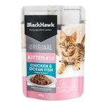 Black Hawk - Pouches - Kitten - Chicken & Ocean Fish in Gravy - 12 x 85g